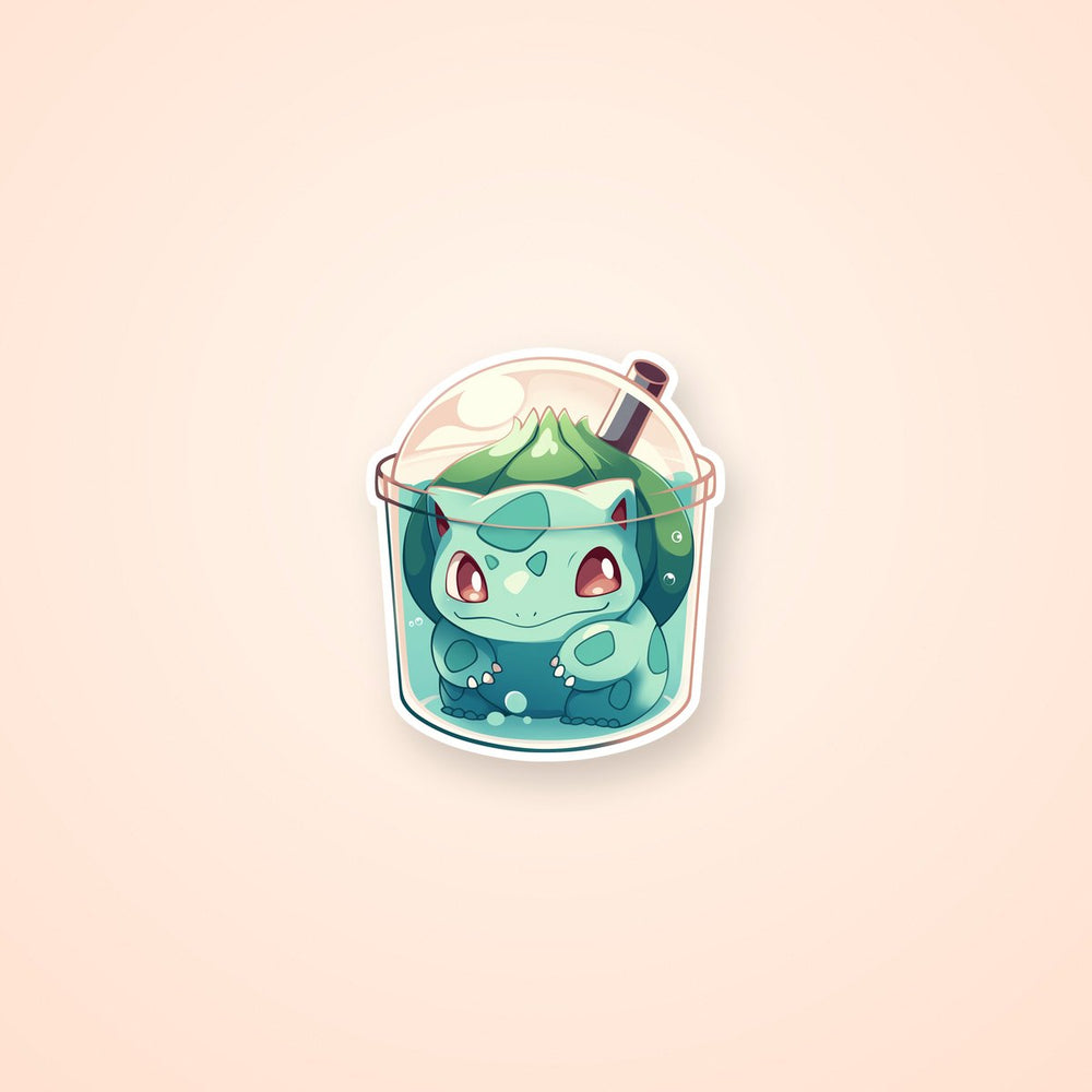 Bulbasaur Boba Unique Sticker