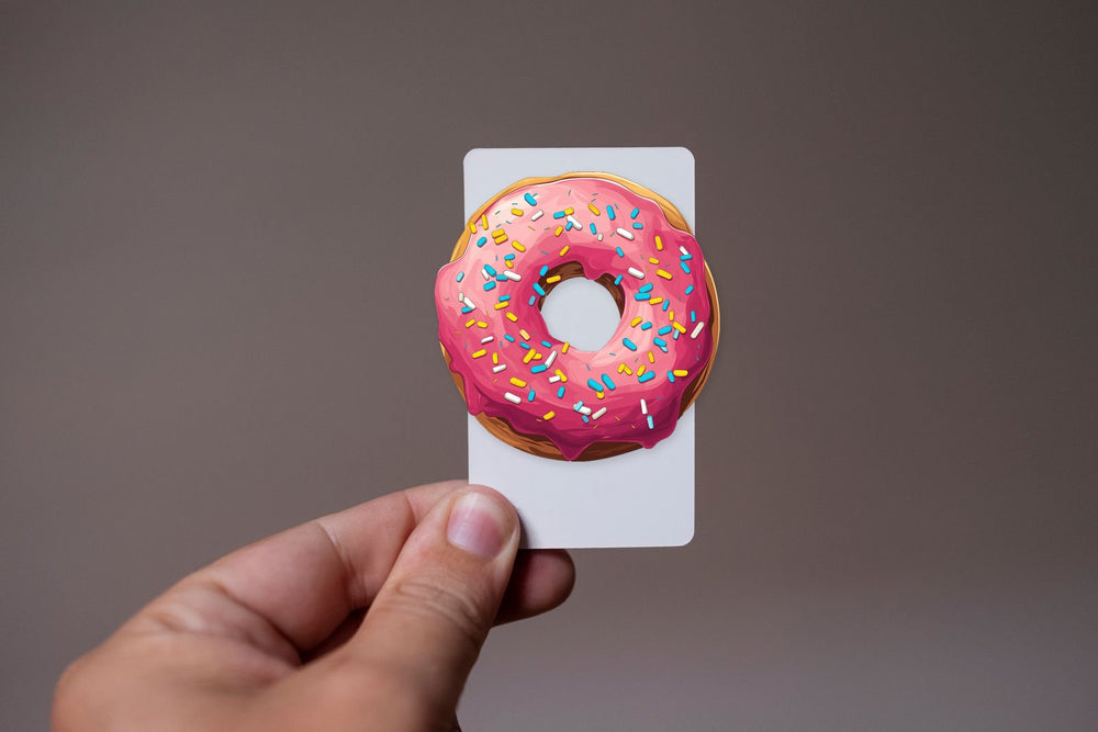 Pink Glazed Donut Sticker