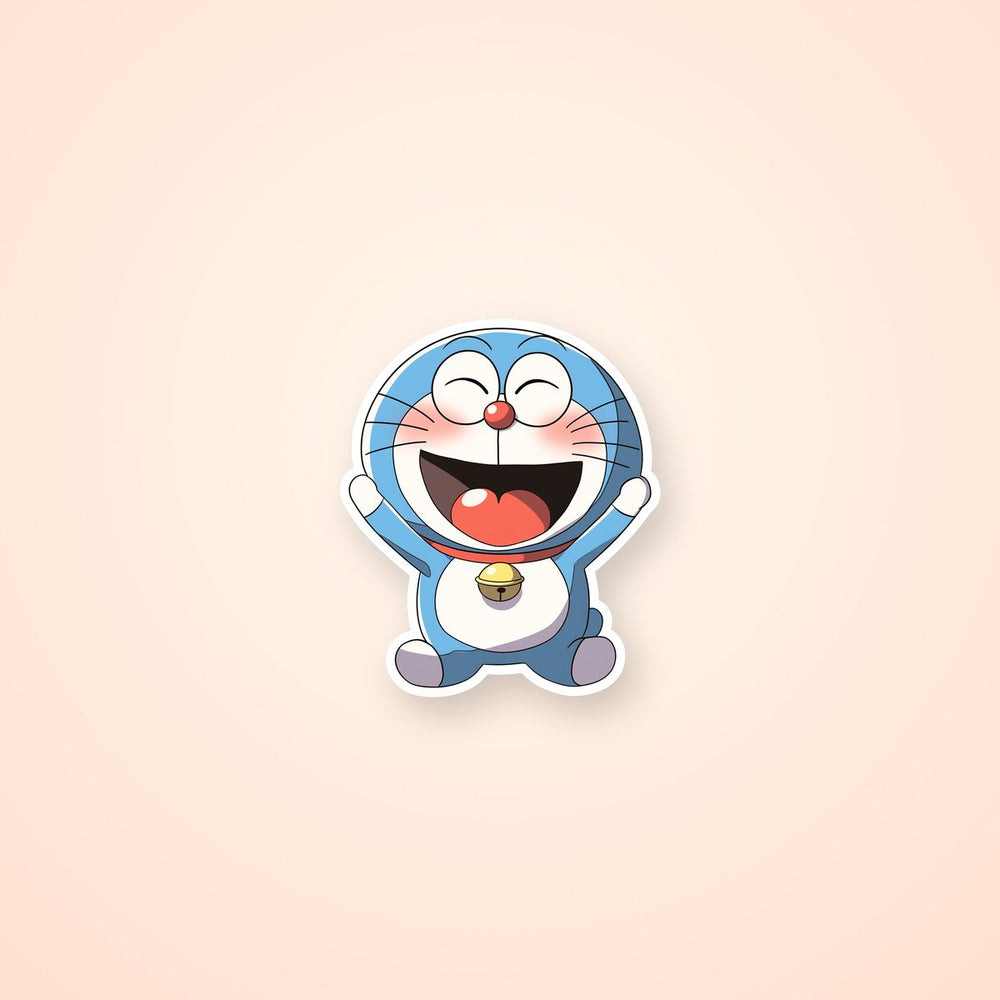 Happy Doraemon Sticker