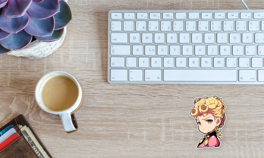 Jojo Bizarre Chibi Giorno Giovanna Sticker