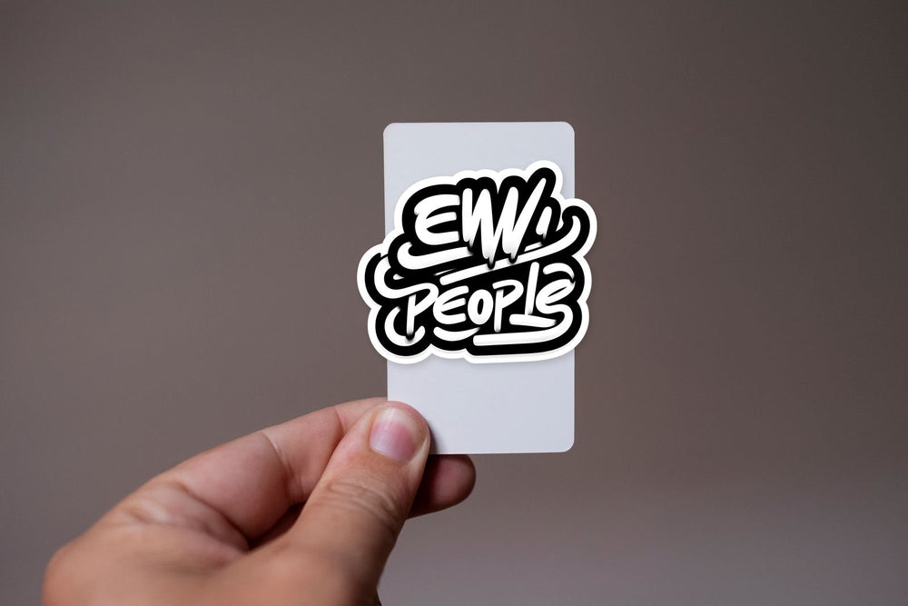 Eww People Graffiti Text Sticker