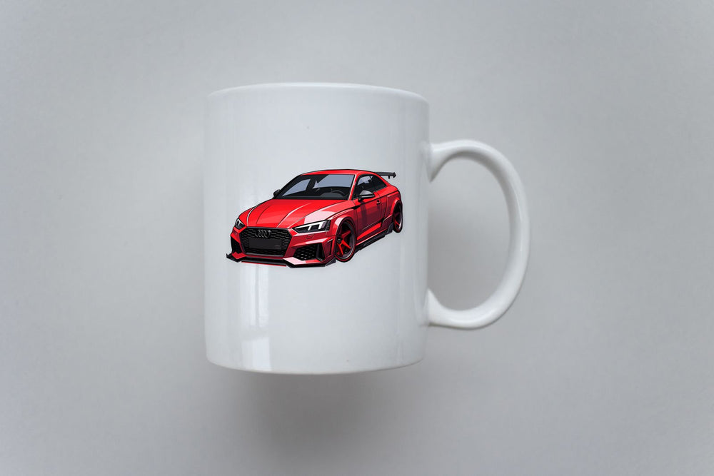 Red Audi Rs5 Sticker