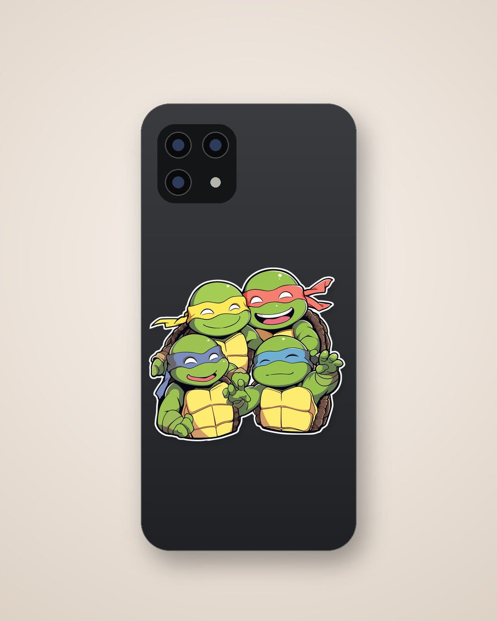 Cute Teenage Mutant Ninja Turtles Together Sticker
