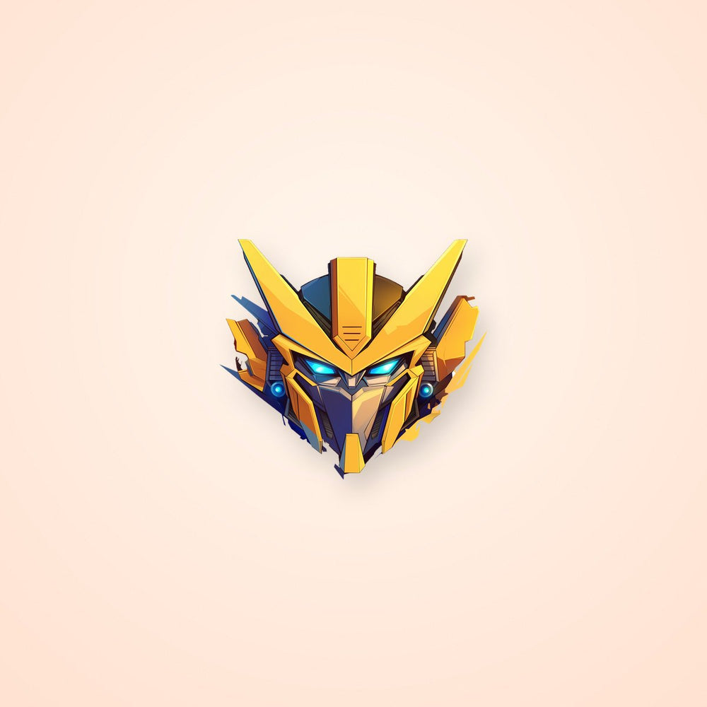 Transformers Bumblebee Glowing Eyes Sticker