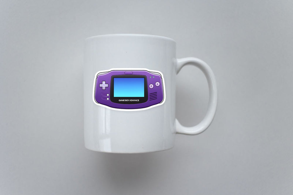 Gameboy Advance Purple Console Sticker