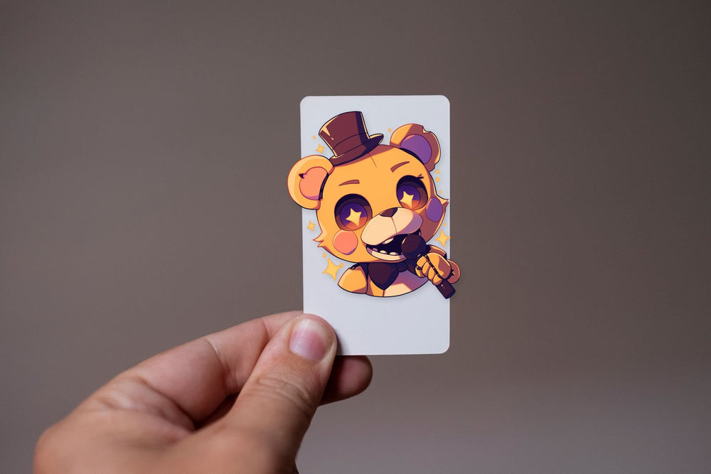 Cute Fnaf Glamrock Freddy Sticker