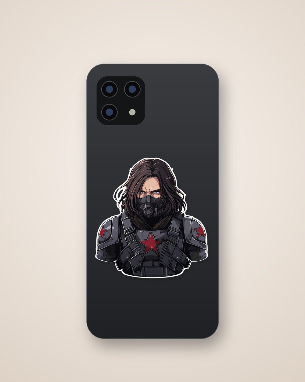 Marvel Winter Soldier Art Sticker