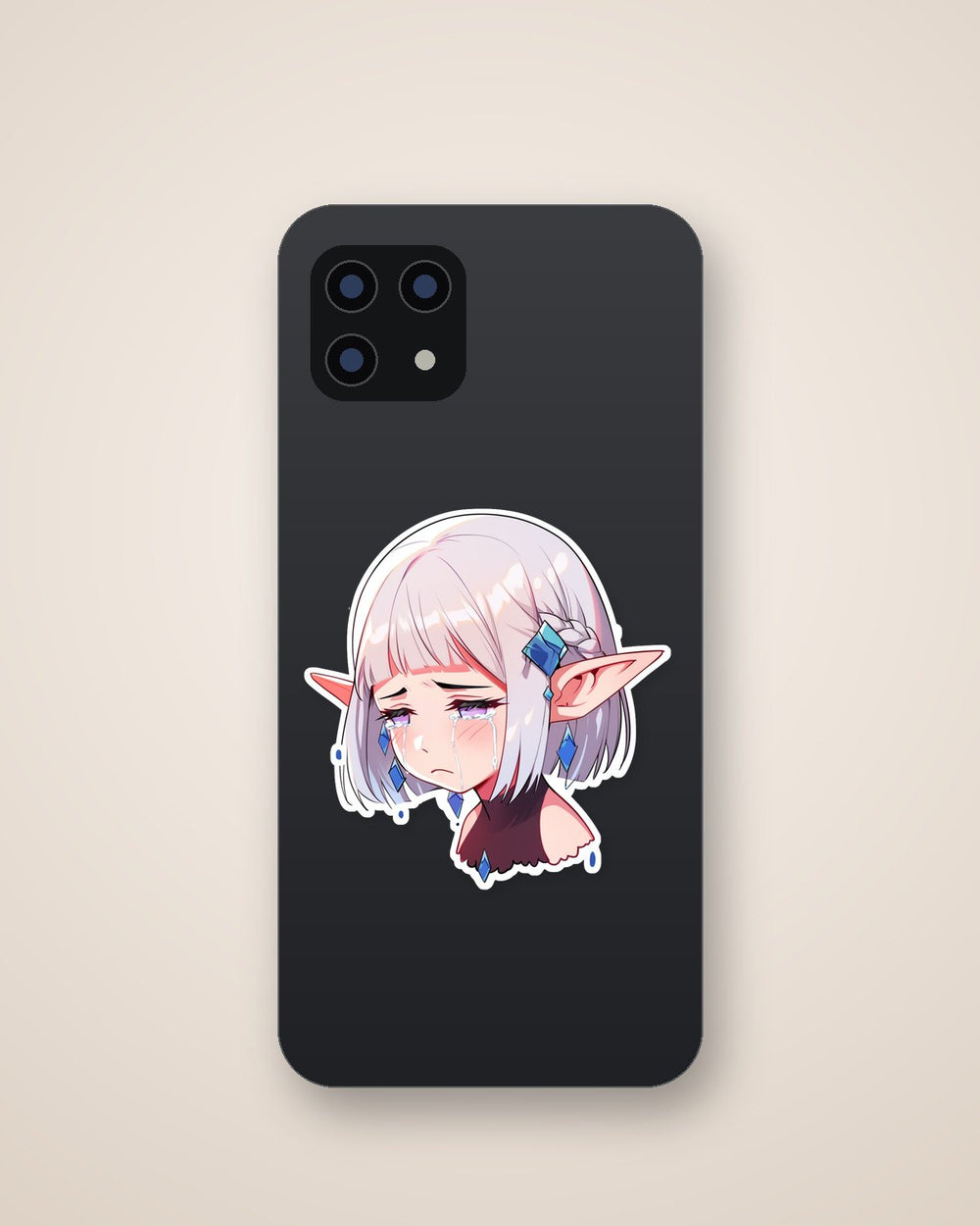 Sad Elf Crying Sticker