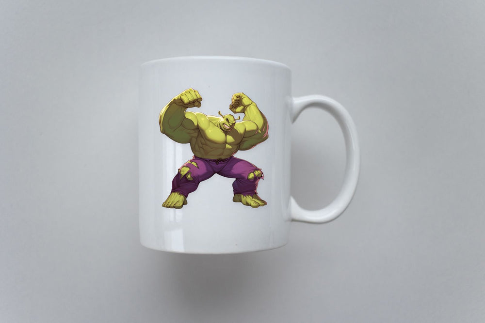 Shrek Hulk Style Flexing Muscles Sticker