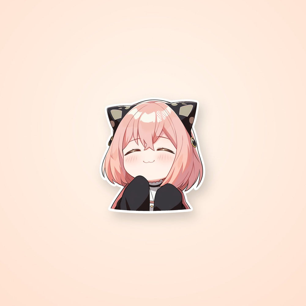 Cute Happy Anya Forger Sticker