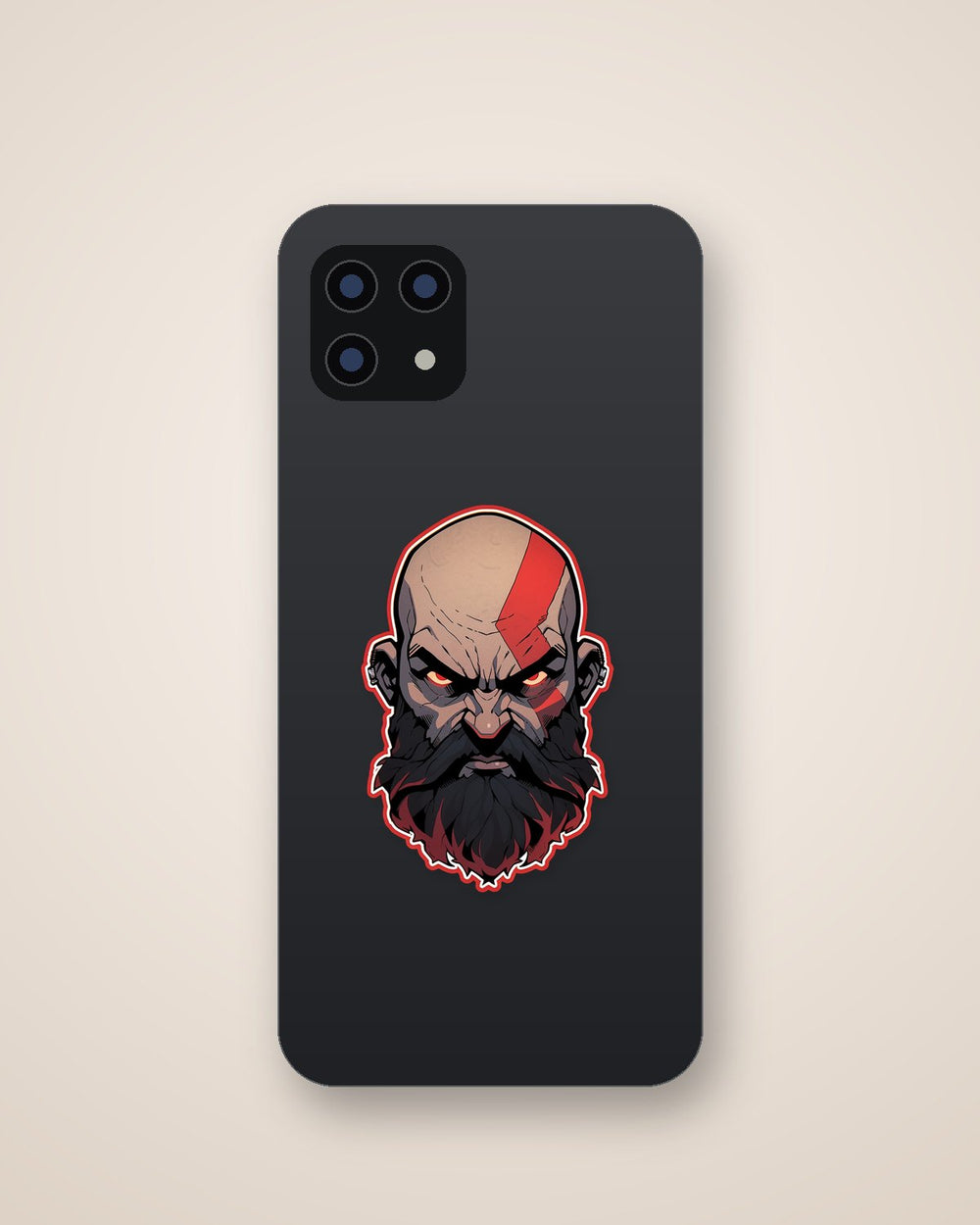 God of War Kratos Art Sticker