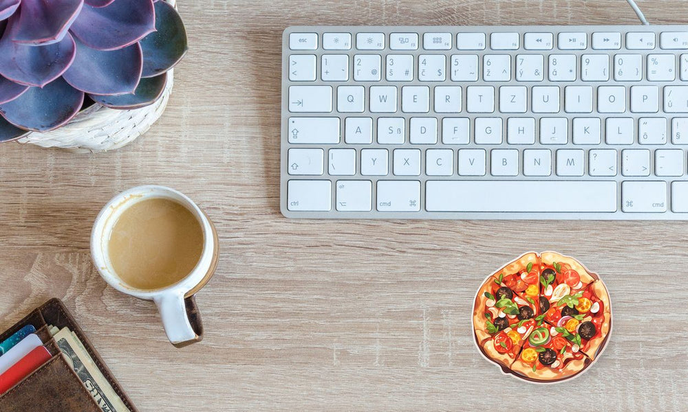 Cartoon Pizza Sticker