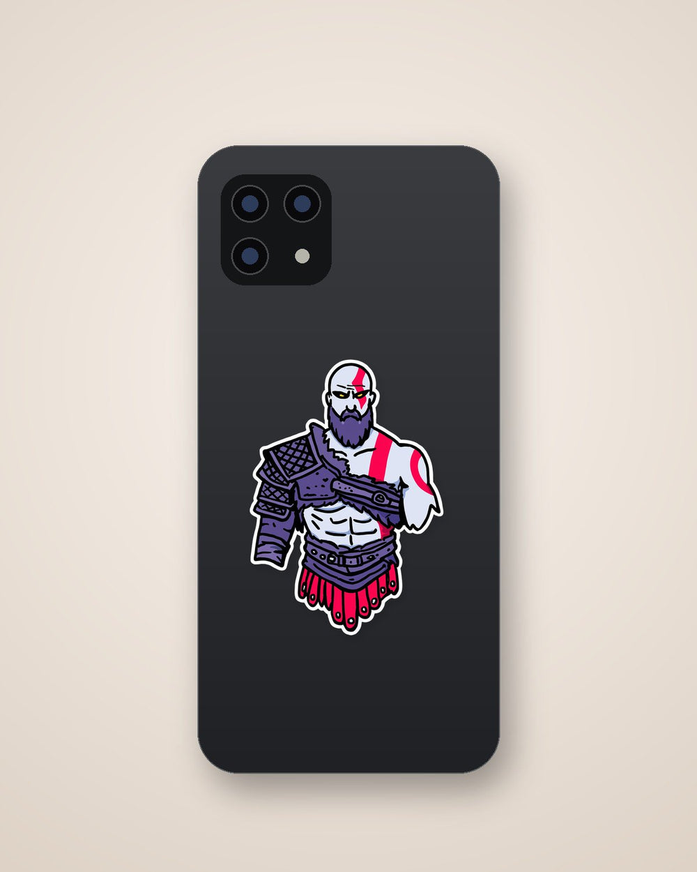 Kratos God of War Warrior Sticker