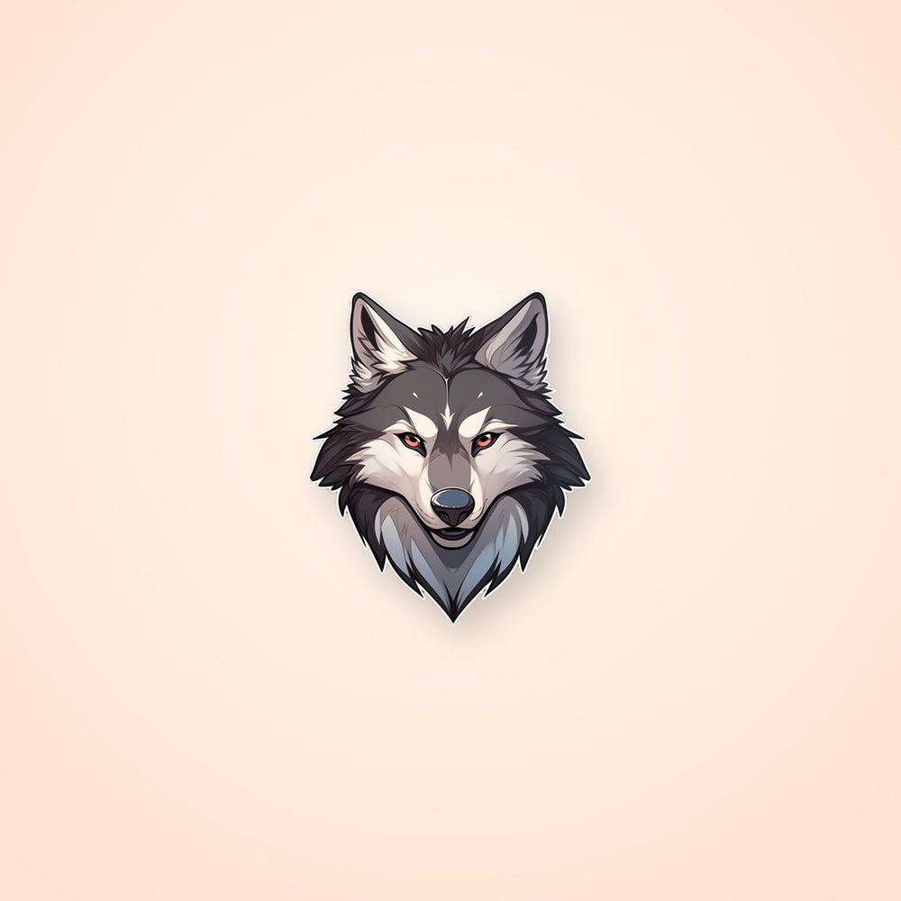 Dire Wolf Head Sticker