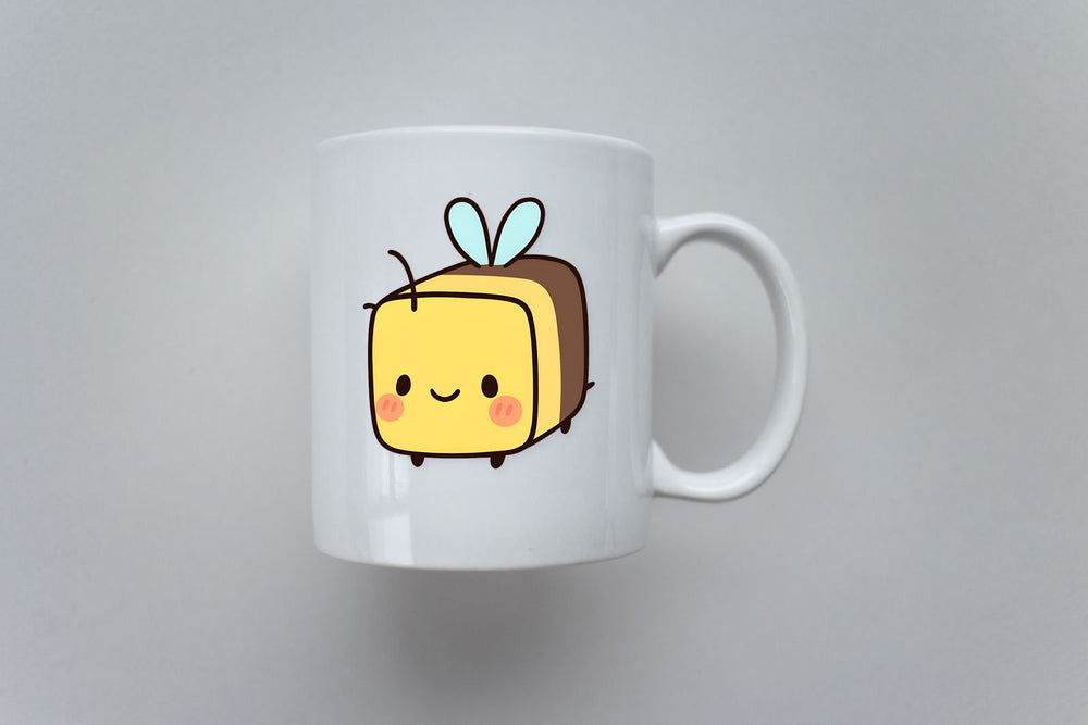 Cute Minecraft Bee Sticker