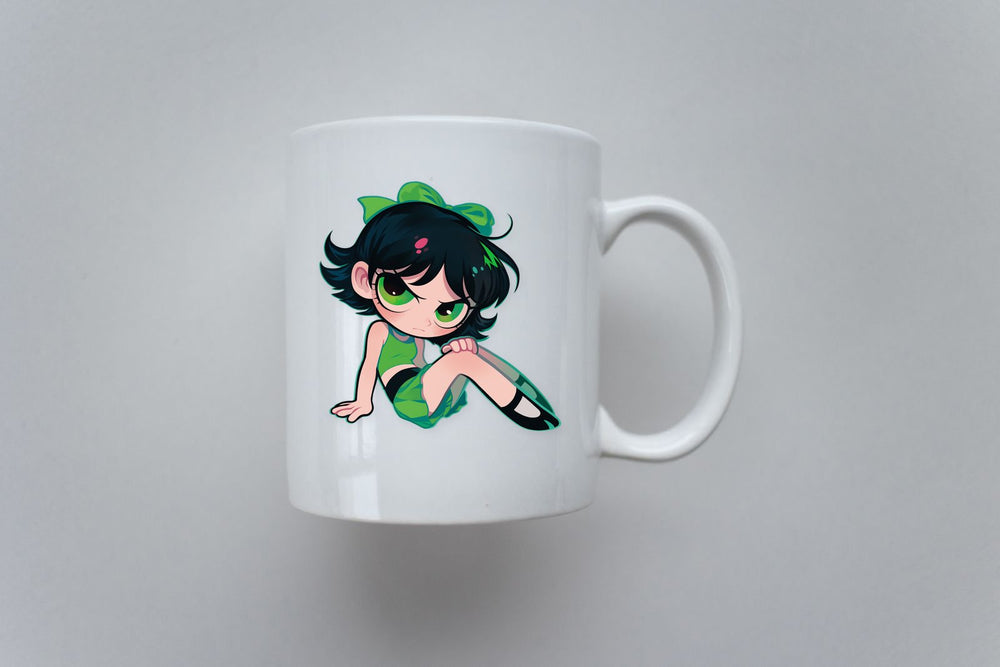 Angry Buttercup Powerpuff Girls Sticker