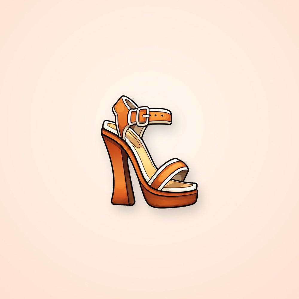 Celine Sandals Cartoon Sticker