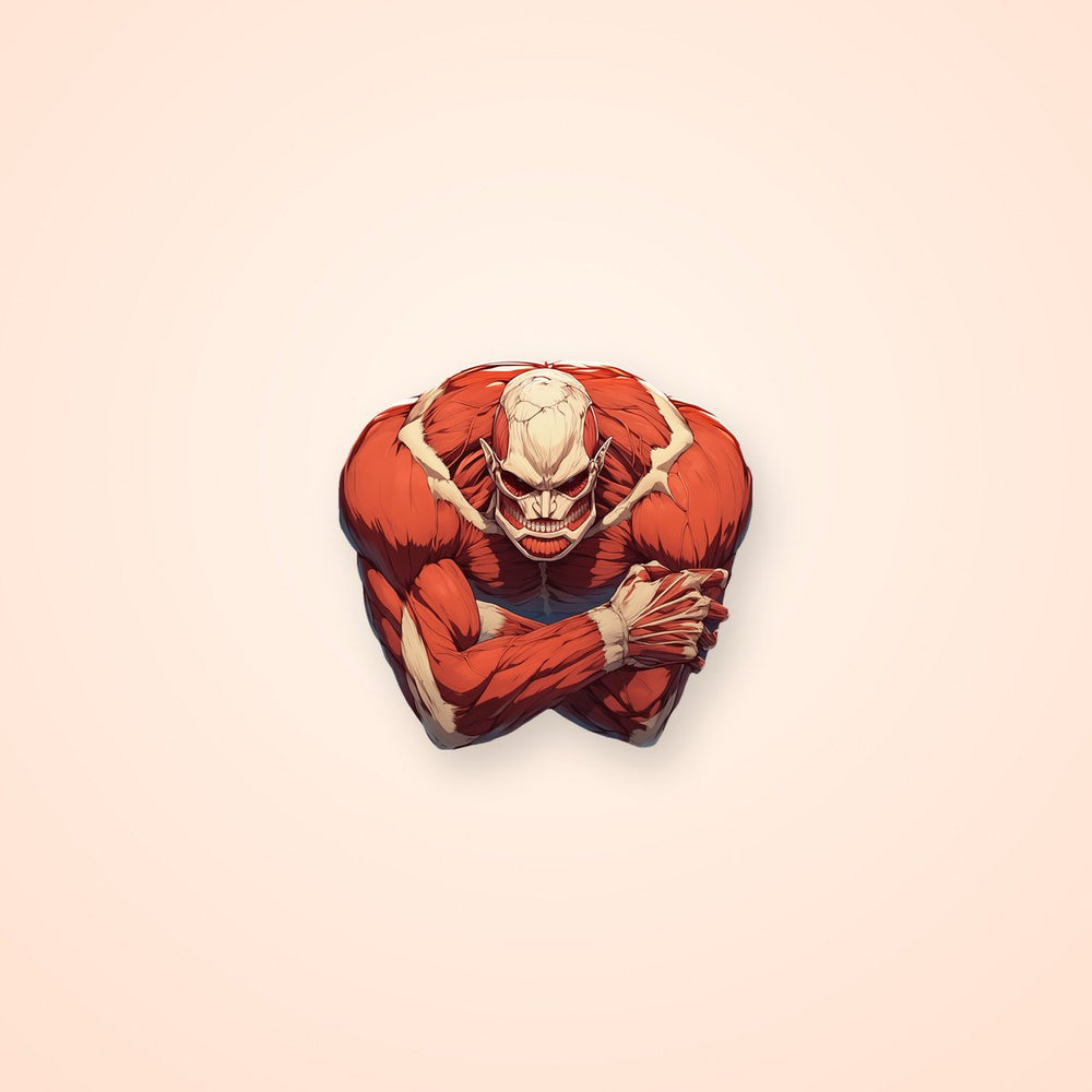 Titan with Exposed Muscle Sticker