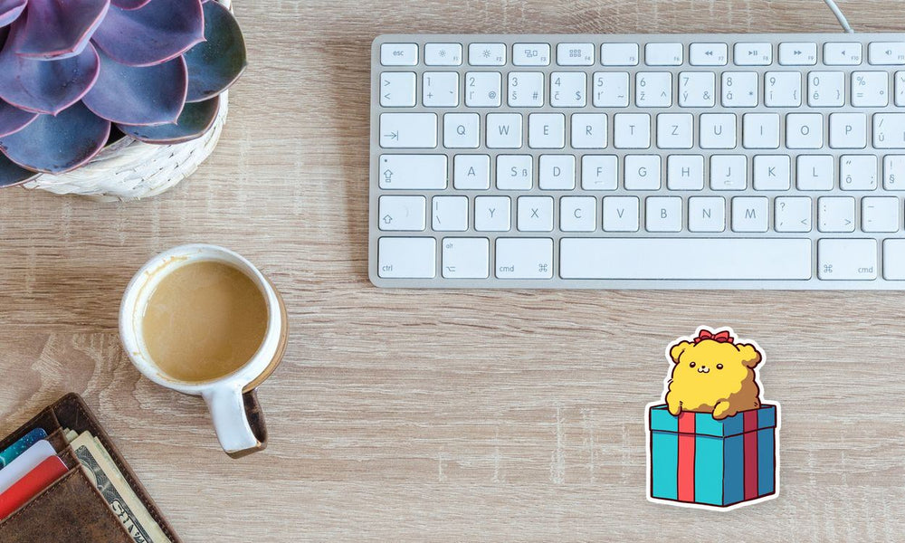 Pompompurin Gift Box Sticker