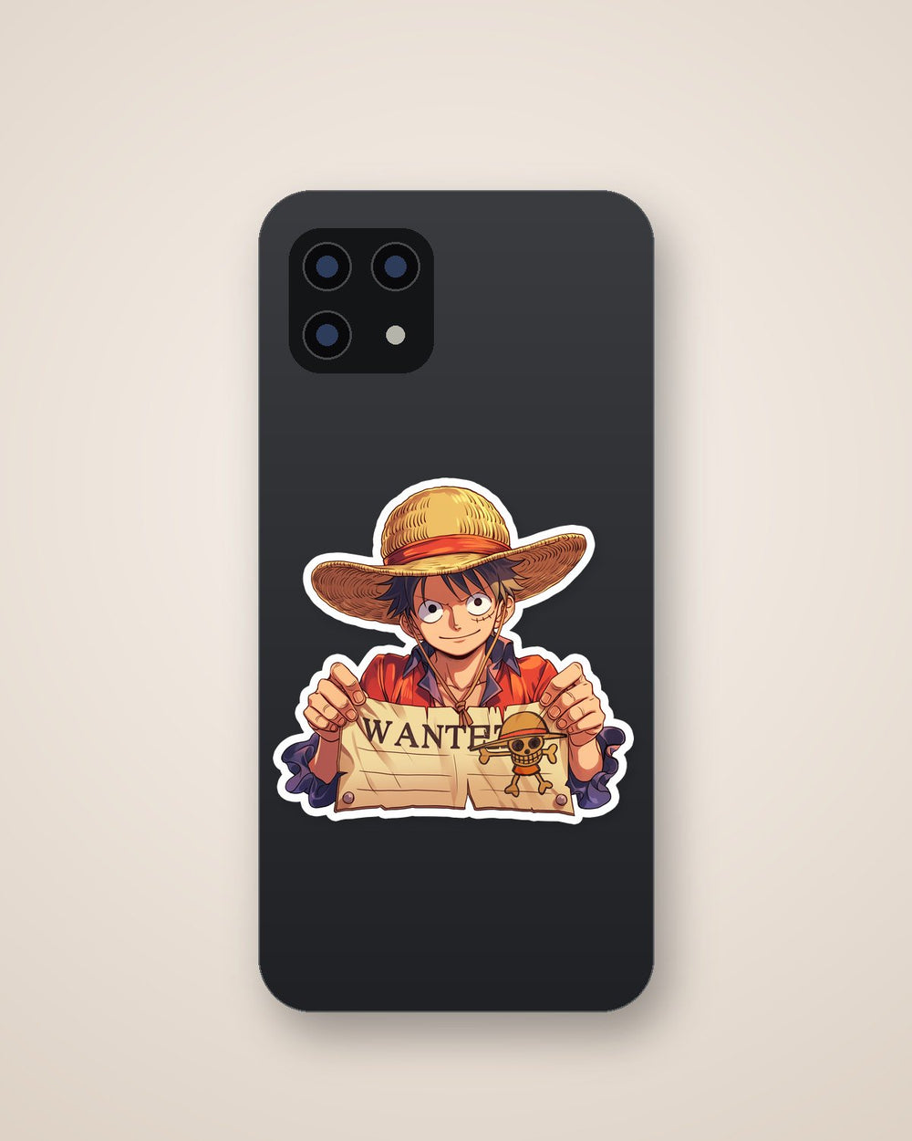 Monkey D Luffy Wanted Poster Sticker