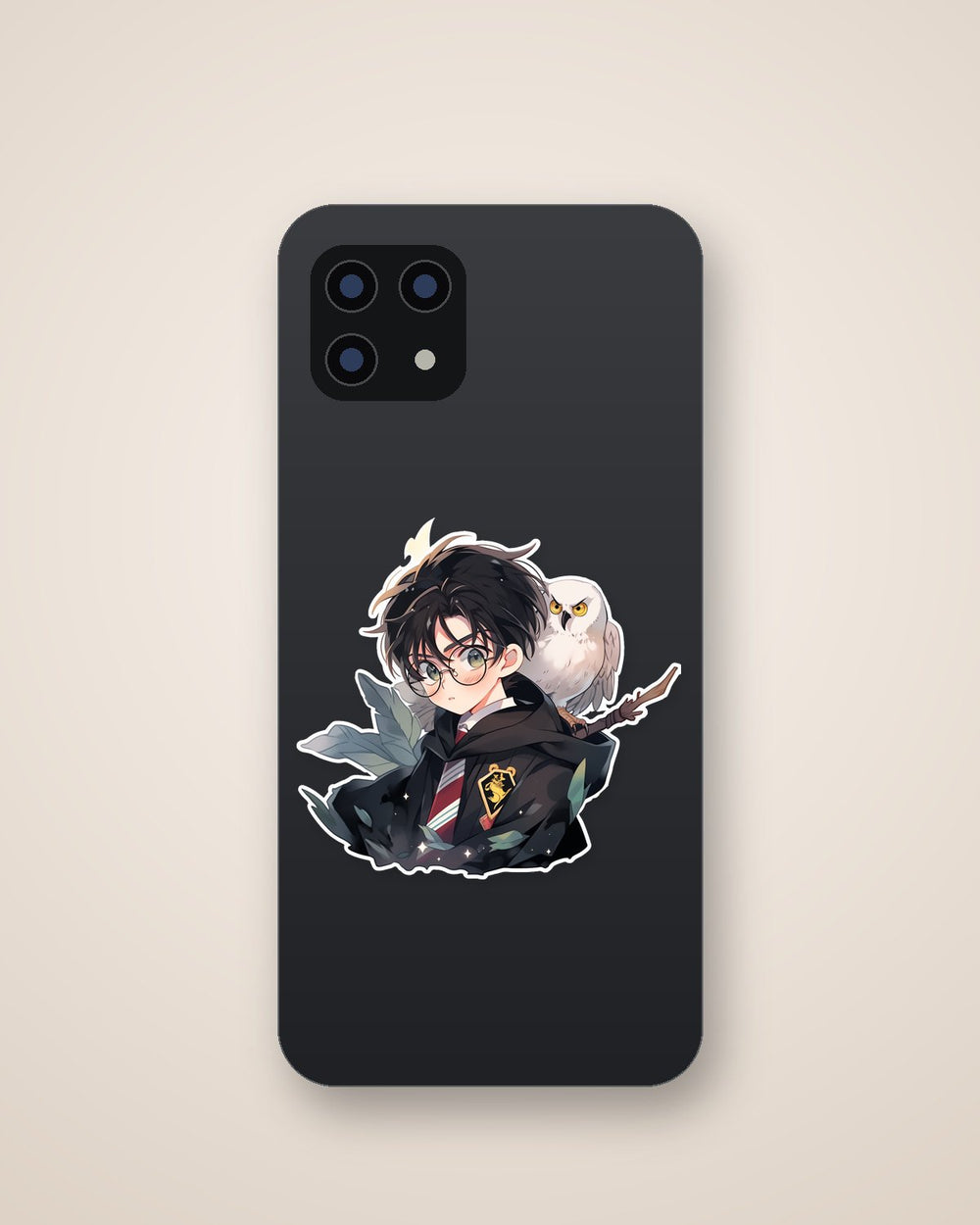 Harry Potter with Owl Art Sticker