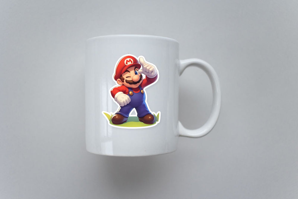 Super Mario Classic Wink Sticker