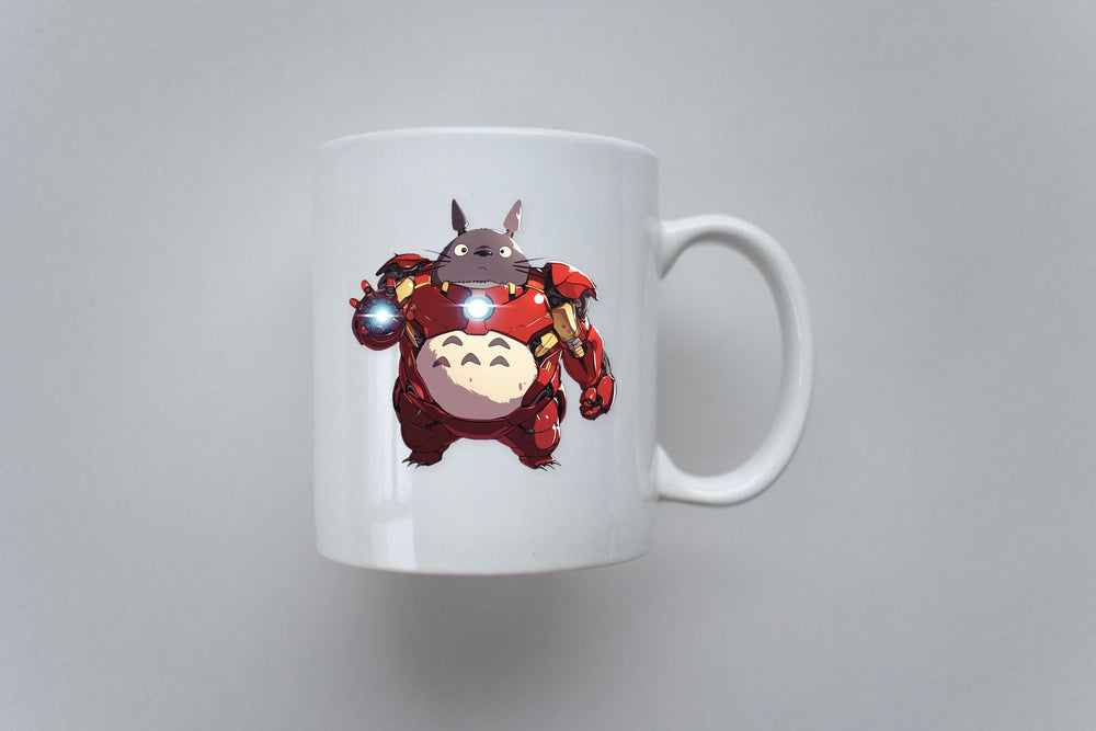 Totoro Iron Man Sticker