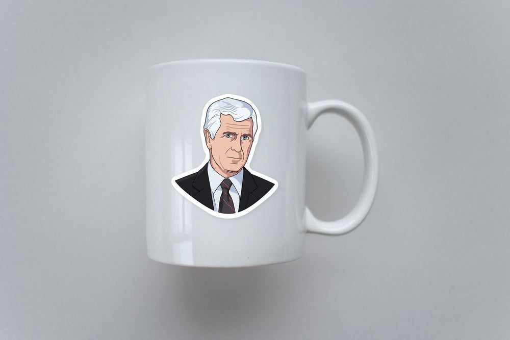 Frank Drebin Art Sticker