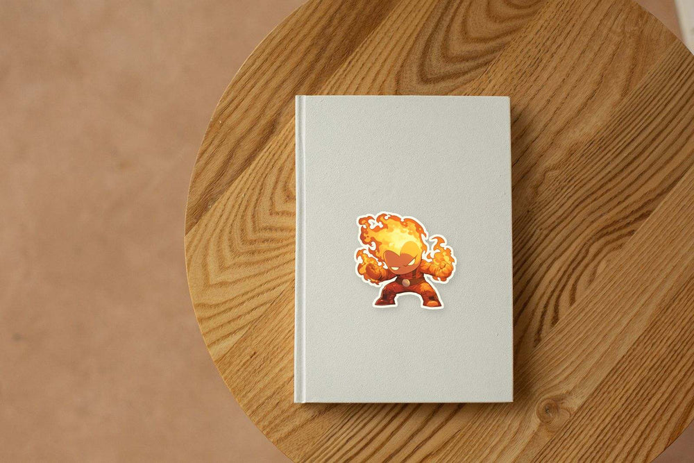 Marvel Human Torch Retro Sticker
