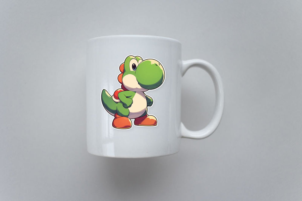 Yoshi Determined Pose Sticker