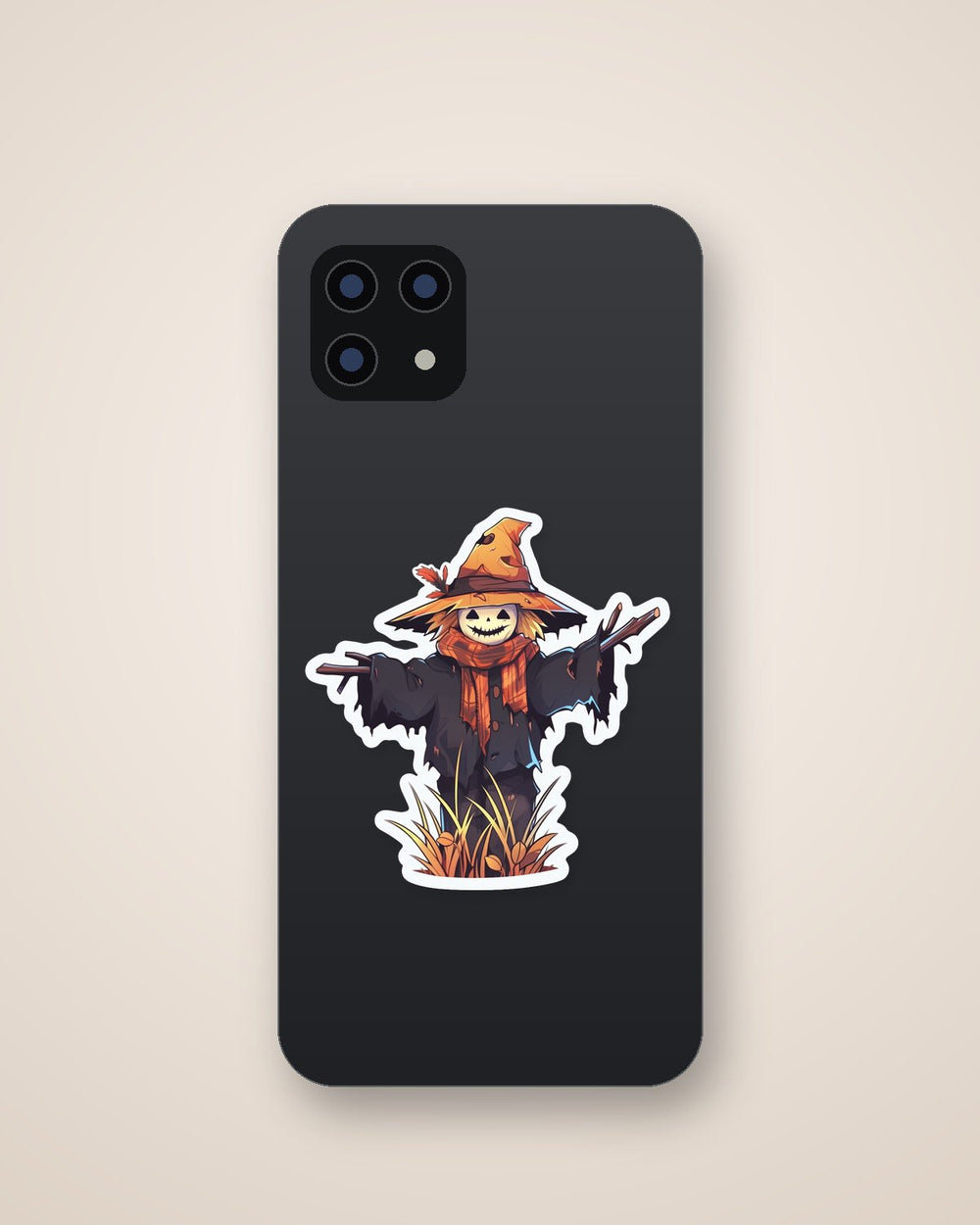Scarecrow in Hat Sticker
