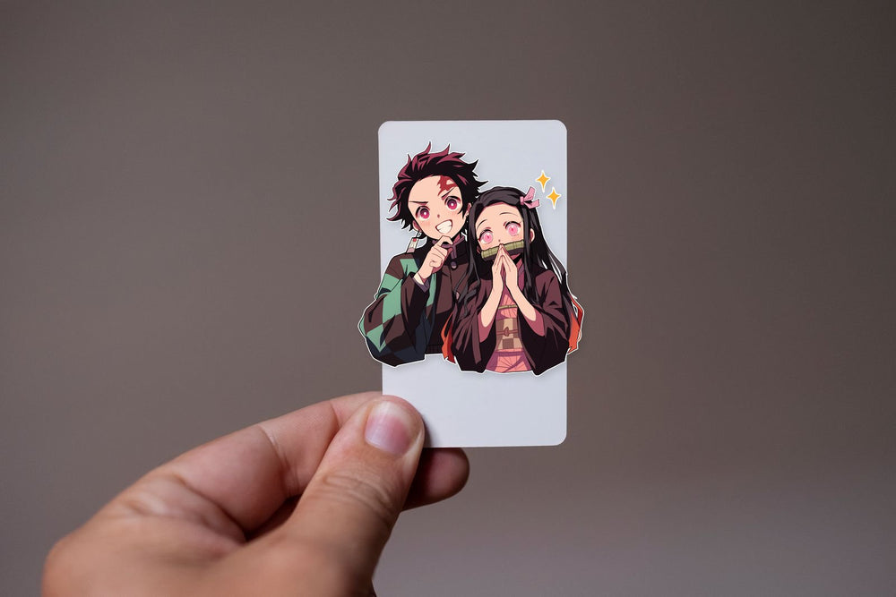 Tanjiro and Nezuko Happy Demon Slayer Sticker