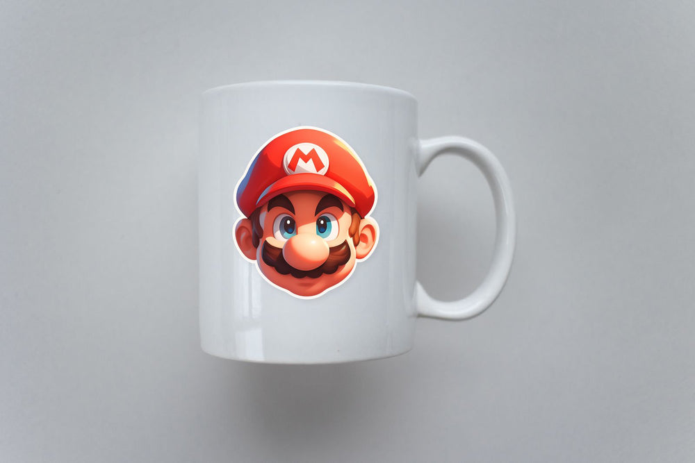 Mario Classic Head Sticker