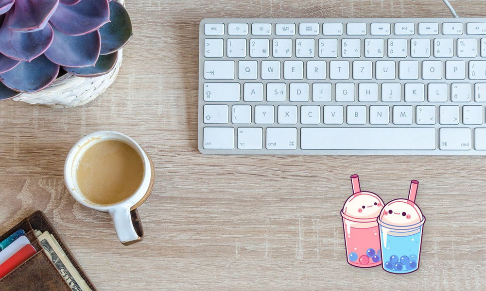 Cute Boba Tea Duo Sticker