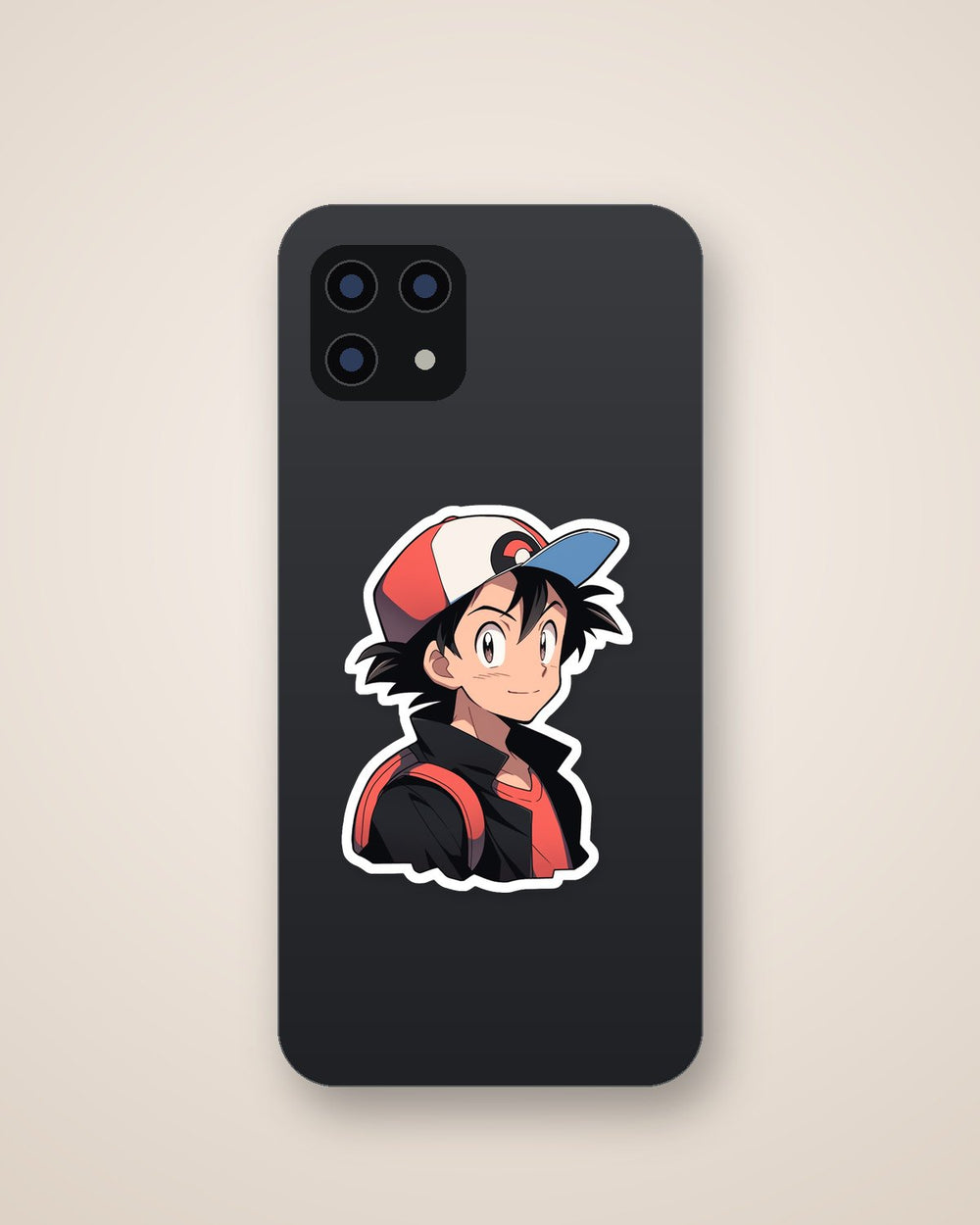 Pokemon Ash Ketchum Anime Sticker