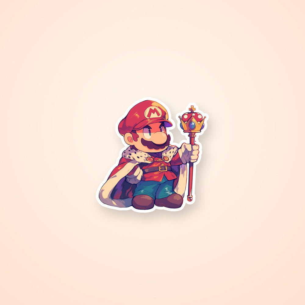 King Super Mario Royal Sticker