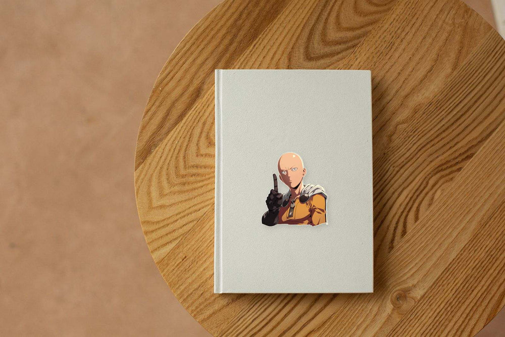 Saitama One Finger One-Punch Man Sticker