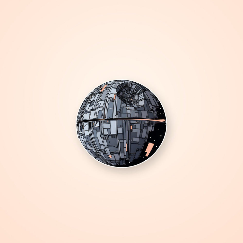 Star Wars Death Star Aesthetic Sticker