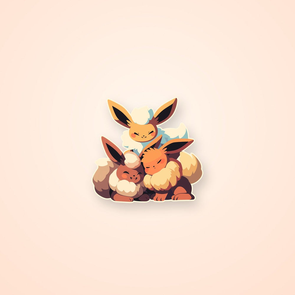 Pokemon Eevee Group Sticker