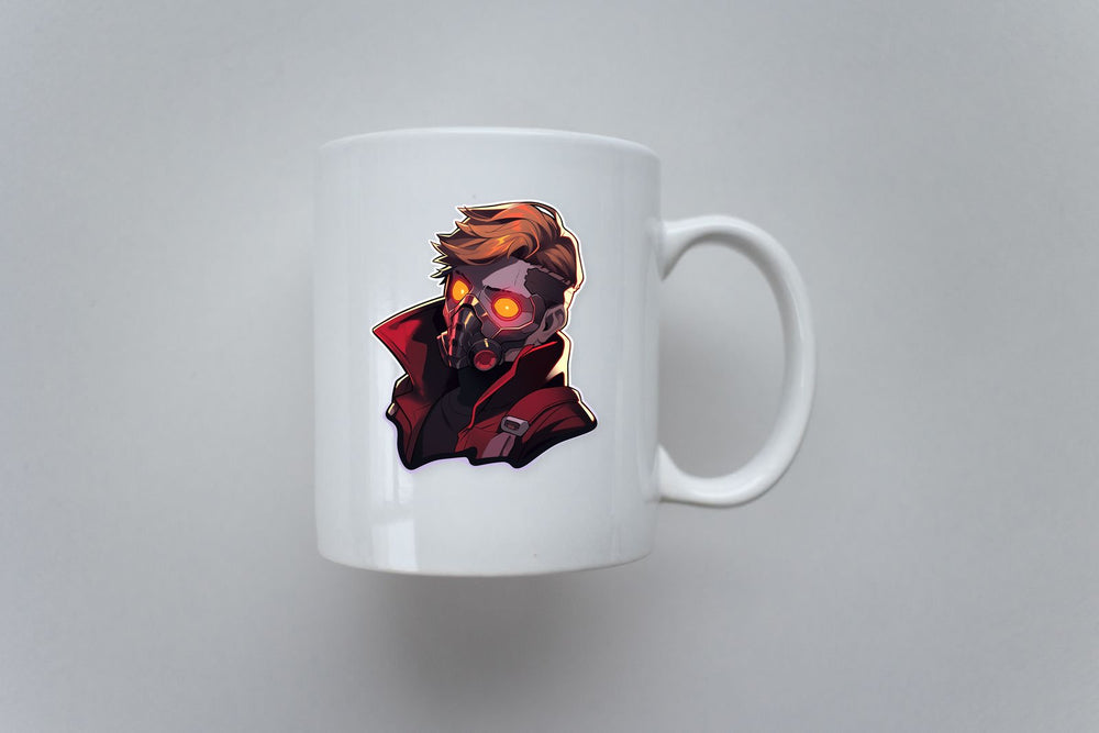 Aesthetic Star-Lord in Mask Marvel Sticker