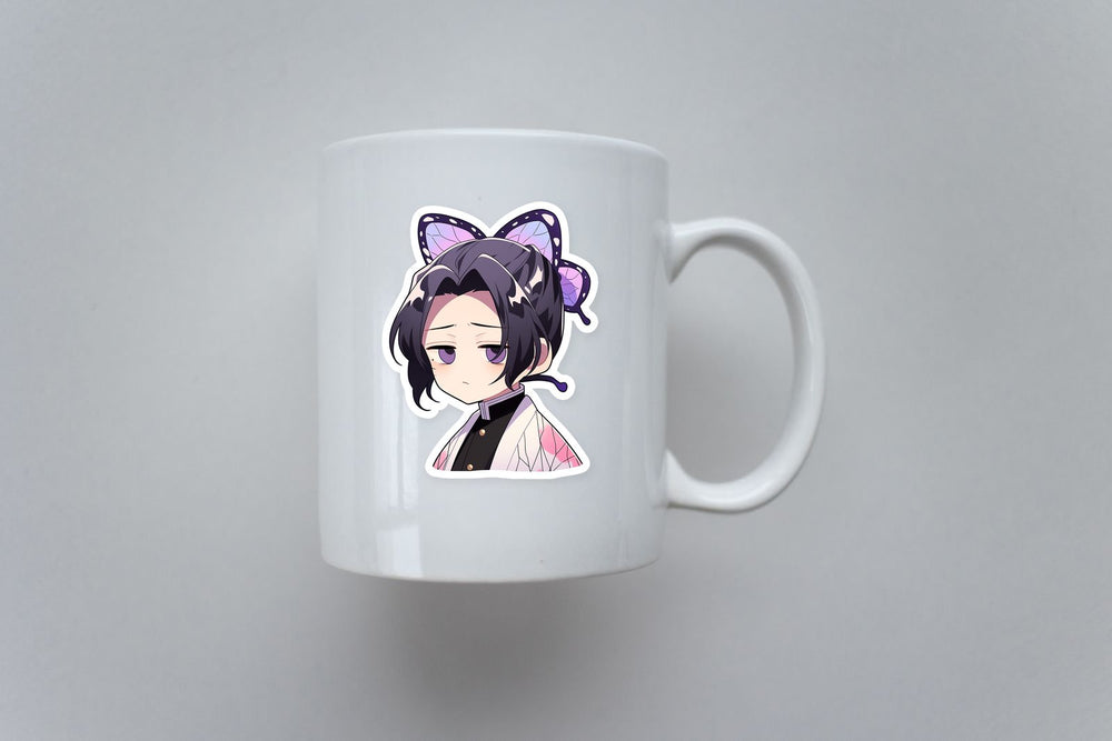 Demon Slayer Cute Sad Shinobu Kocho Sticker