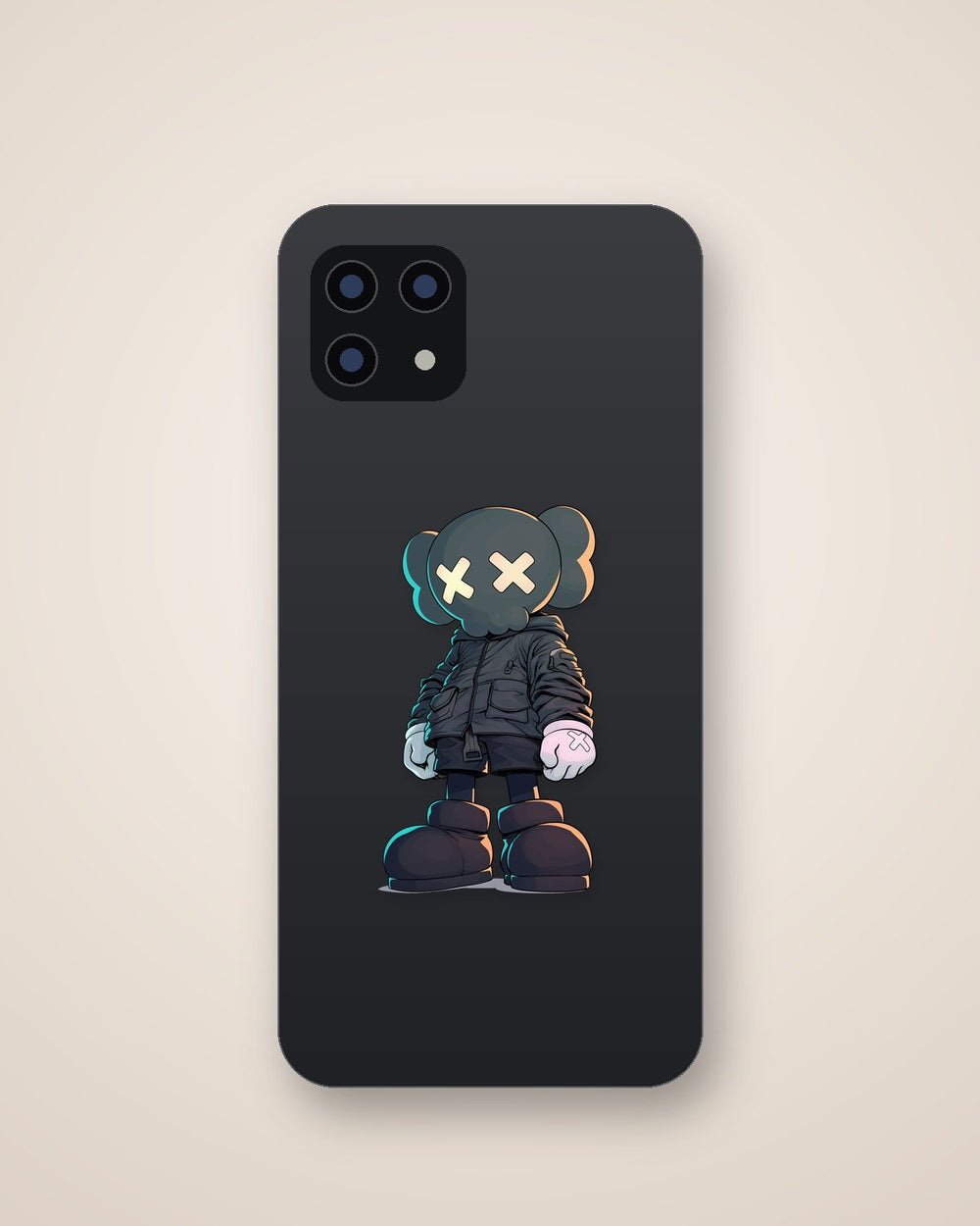 Kaws Puffer Jacket Streetwear Sticker