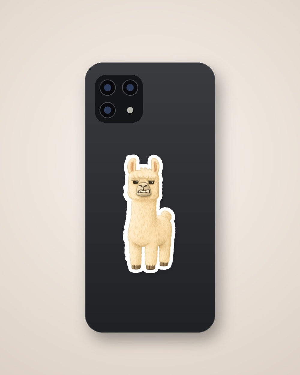 Angry Llama Minecraft Movie Sticker
