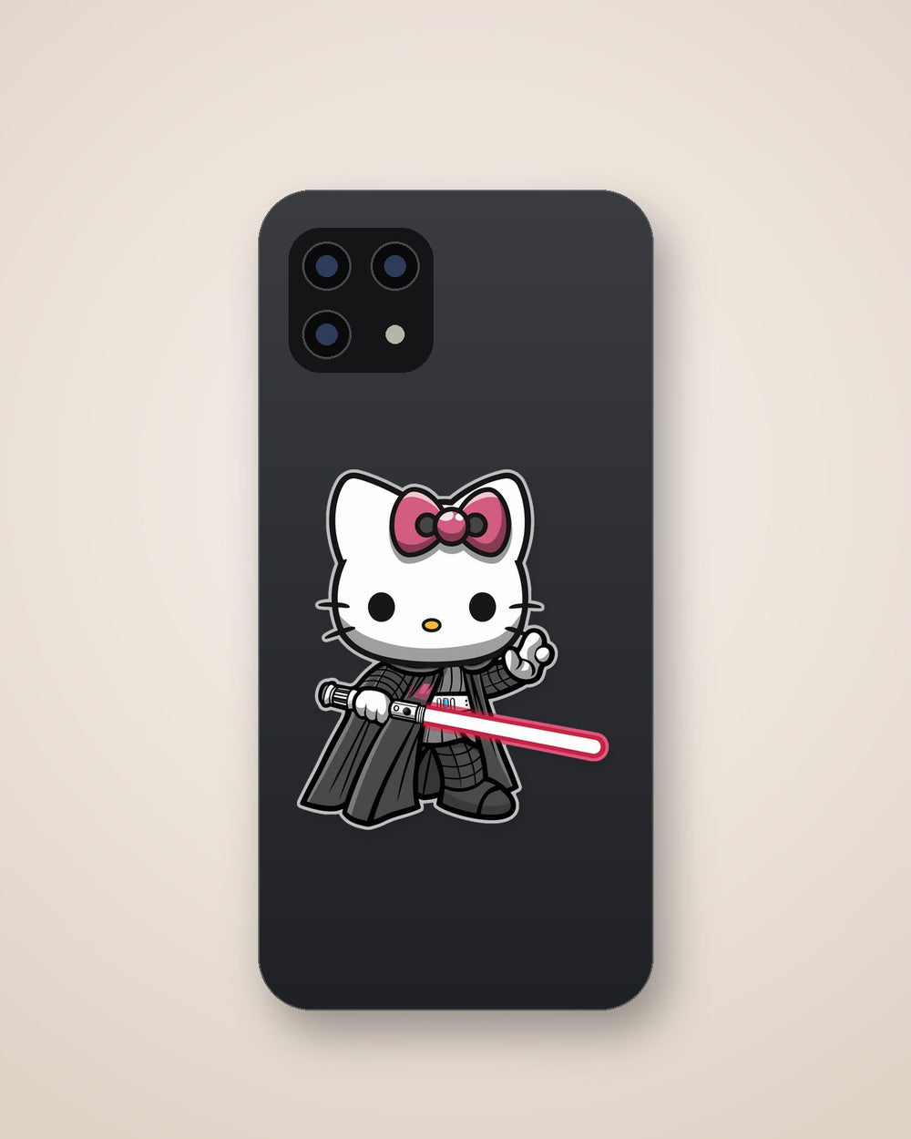 Hello Kitty Darth Vader Crossover Sticker