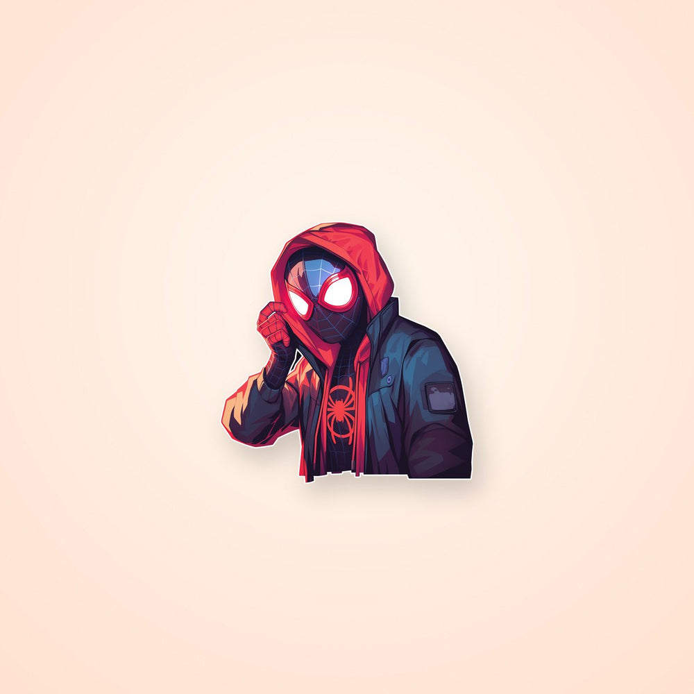 Spiderman Miles Morales Hypebeast Sticker