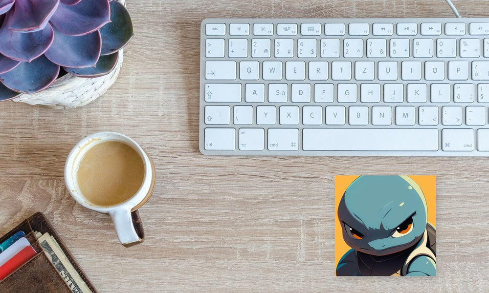 Squirtle Angry Look Sticker