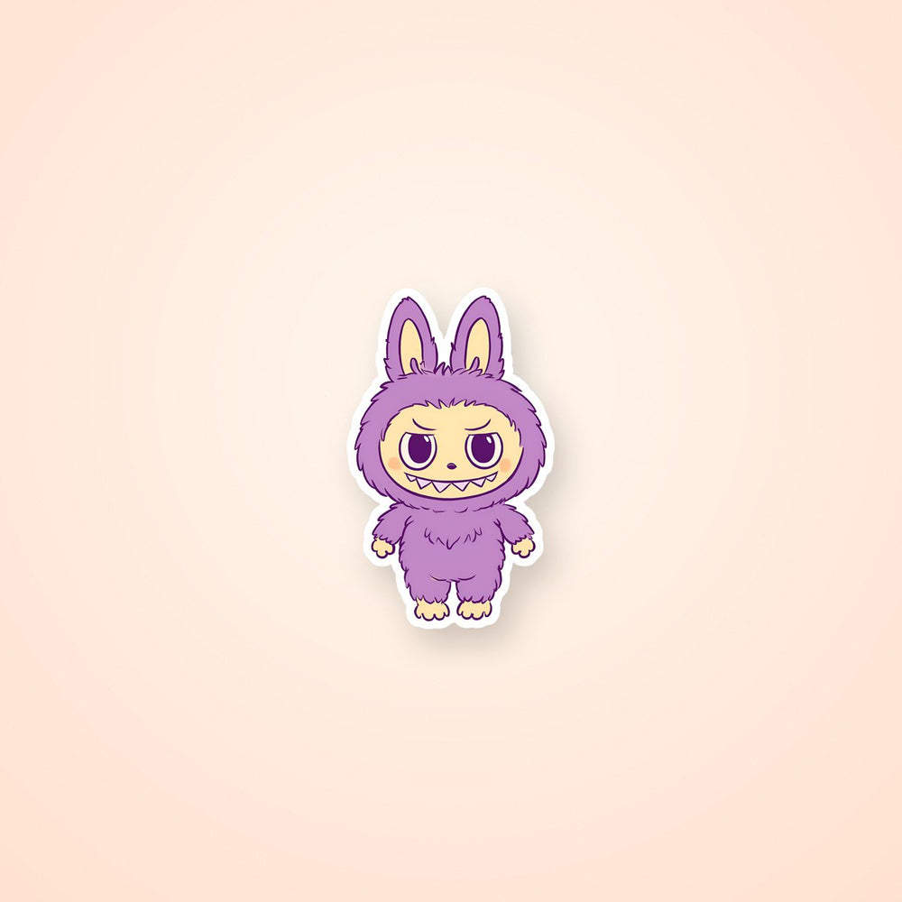 Labubu Purple Cute Sticker