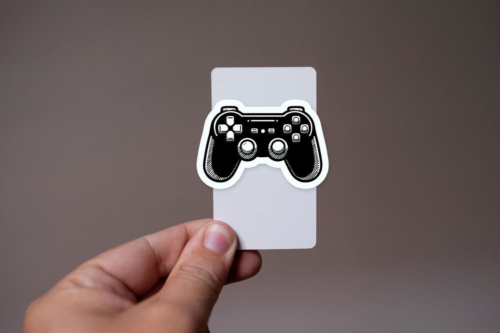 Gaming Controller Hand Drawn Sticker