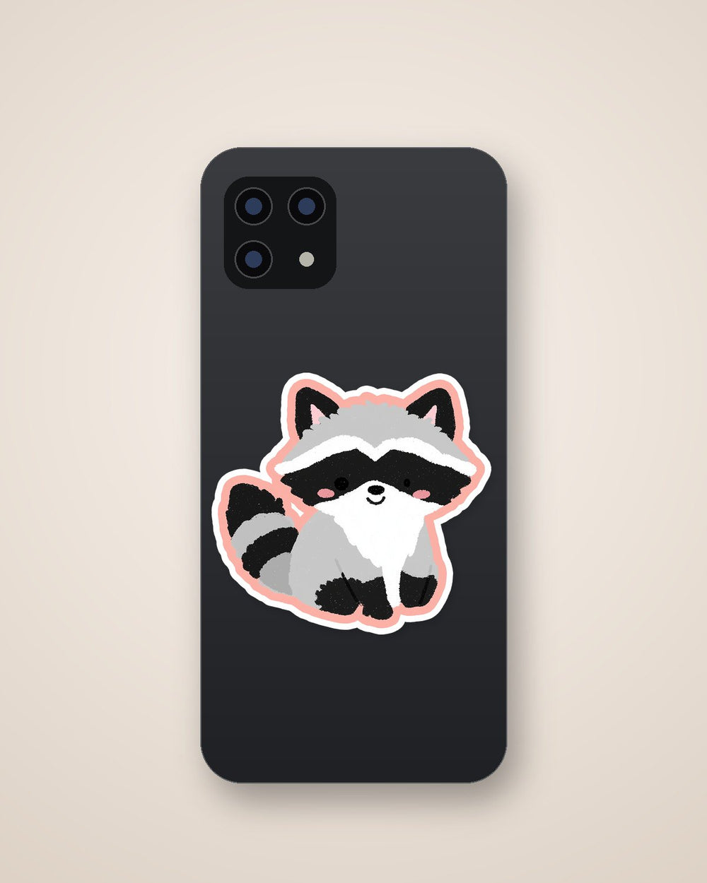 Kawaii Raccoon Cute Sticker
