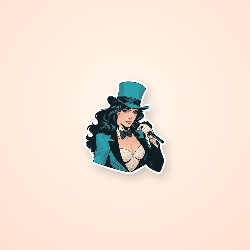 Zatanna Retro Comics Sticker